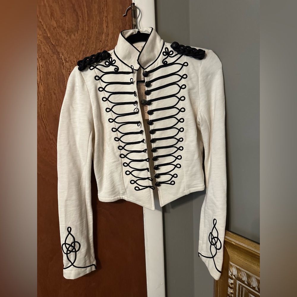 Ralph Lauren Denim Supply Women's White Military-Style Jacket